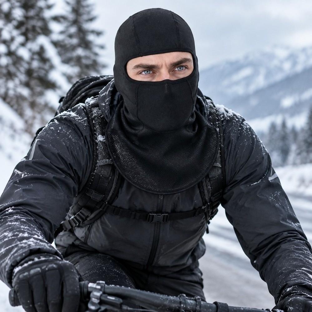 Thick Fabric Winter Balaclava Mask Warm Lining Cycling Helmet Liner Cold Weather