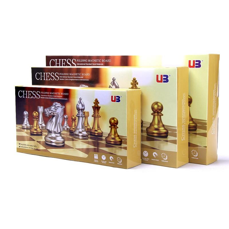 Magnetic Board Games Large Chess Set For Match Travel Go Game Set Portable Plastic Chess With Chessboard 32 Chess Pieces