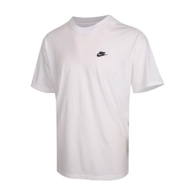 Nike Essential Soft Comfortable Crew Neck Solid Color Short Sleeve T-Shirt Unisex Tops IR8673-100