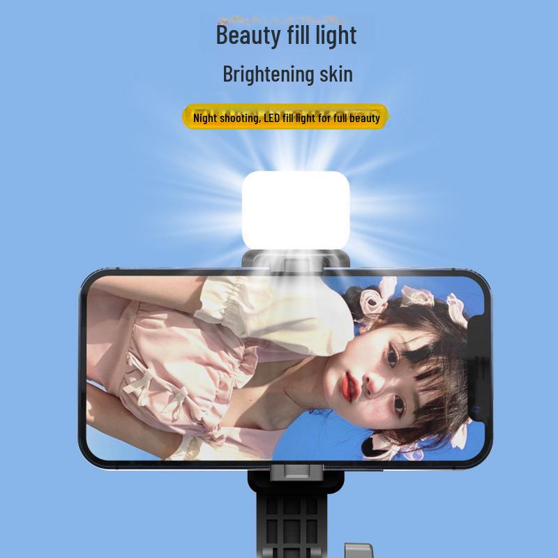 Mini Mobiltelefonstativ: Vikbart Selfie- & Livestream-stativ