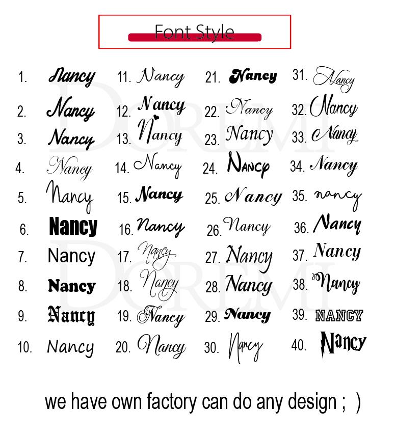 DOREMI Stainless  Name Hoops Earrings Custom Big Hoop Crystal Earrings Letter  Personalized  Earring Women Valentine's Day Gift