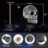 Ammonite 3D Skull Night Light for Kids, LED Table Lamp with 16 Color Changing Remote Control & Timer, Halloween Christmas Birthday Gift