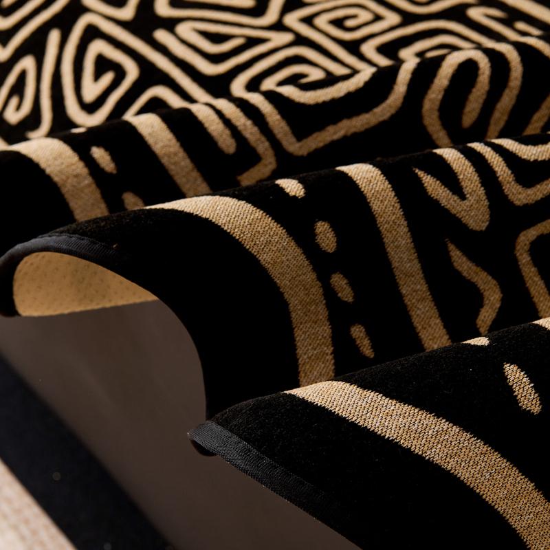 Uniwersalna poduszka na sofę z nieregularnym łukowym brzegiem, pokrowiec na sofę z tkaniny szenilowej, antypoślizgowy ochraniacz na kanapę