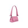 Vivienne Westwood Hazel Saturn Logo Detachable Shoulder Strap Two-Way Leather Shoulder Tote Bag Small Women handbags Pink 4304006RUL001OG406