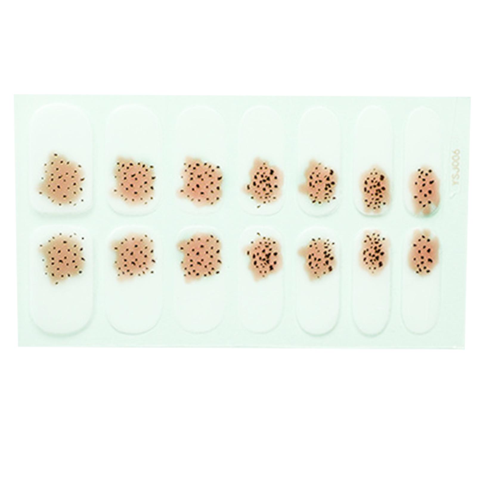 

1 лист полных оберток для ногтей наклейки для ногтей полоски лака для ногтей наклейки самоклеящиеся наклейки для ногтей обертка для ногтей для женщин F