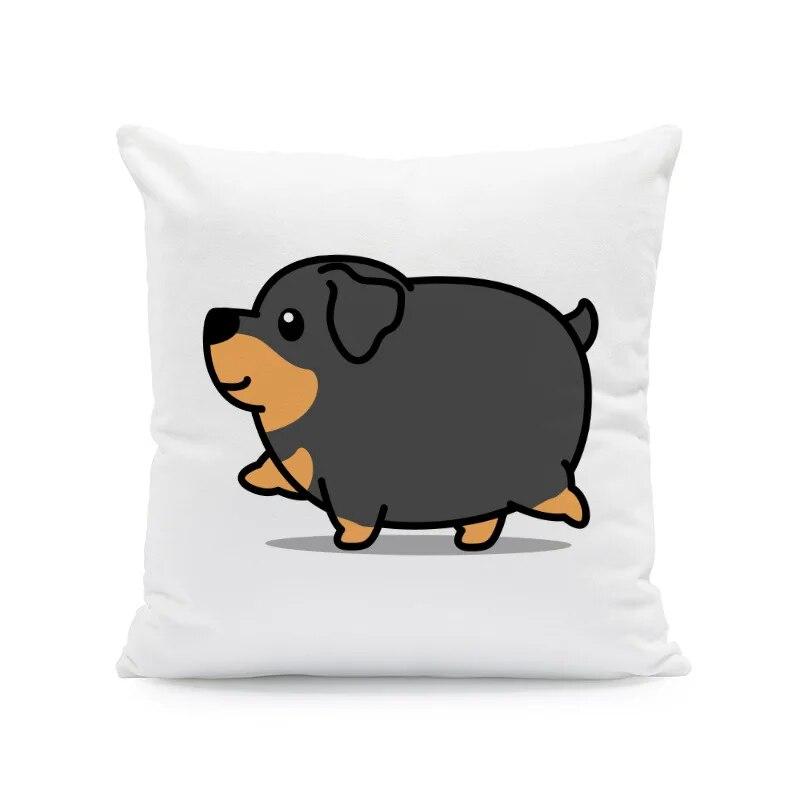 45X45CM Cartoon Cute Puppy Series Pillowcase Birthday Gift Holiday  Living Room Sofa Cushion Cover Home Decoration