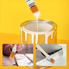 24/48/72 Nylon Brushes, Short Wooden Handle Art Paint Brushes, Watercolor Brushes, Wall Brushes, Art Brushes, Cleaning Tools