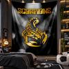 Wall Hanging Tapestry Scorpions Print Cloth for Living Room Bedroom Home Decor