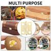 50pcs/box Hinges + 200 Screws Iron Golden/Antique Bronze 4 Holes Durable Furniture Hardware 16*13mm Mini Rounded Hinge Decor