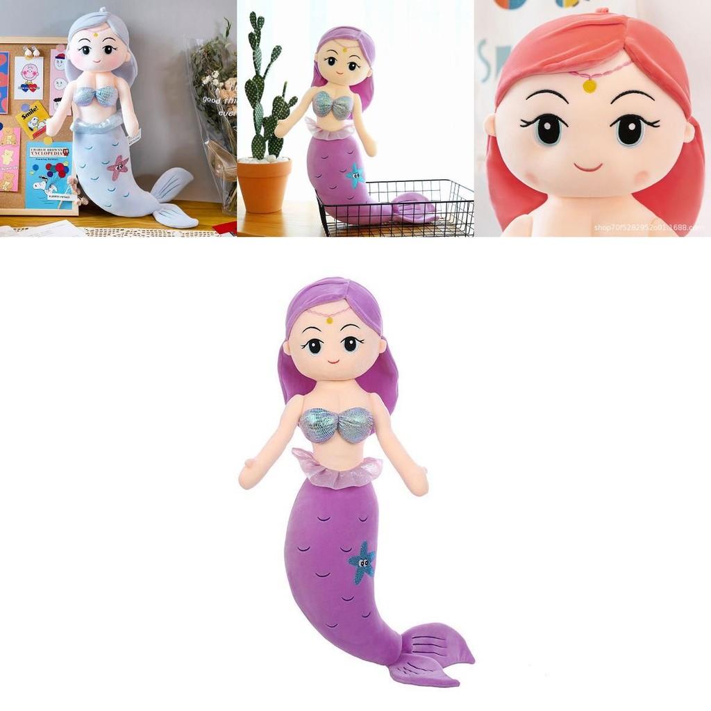 Adorable Mermaid Stuffed Plush Doll Soft Toy Perfect For Girls Birthday Gifts