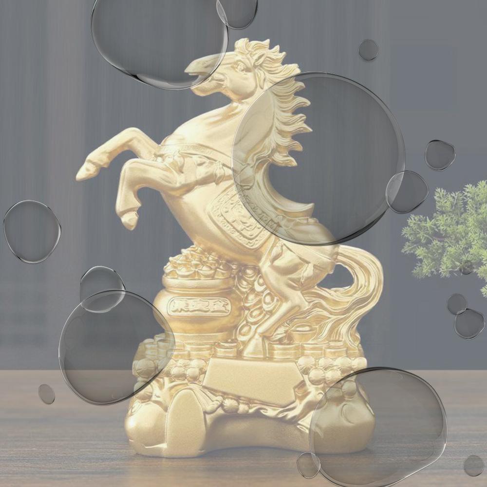 Фэн-шуй Китайский год 2026 Зодиак Лошадь Статуэтка Китайский 2026 год Лошади Украшение для дома комнаты офиса China Mainland