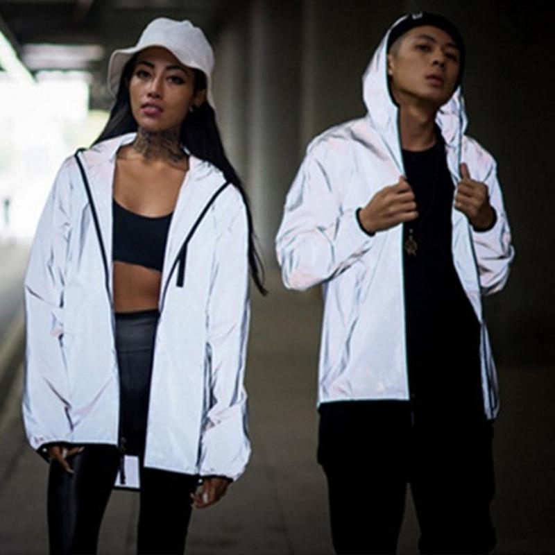fully reflective jacket womens