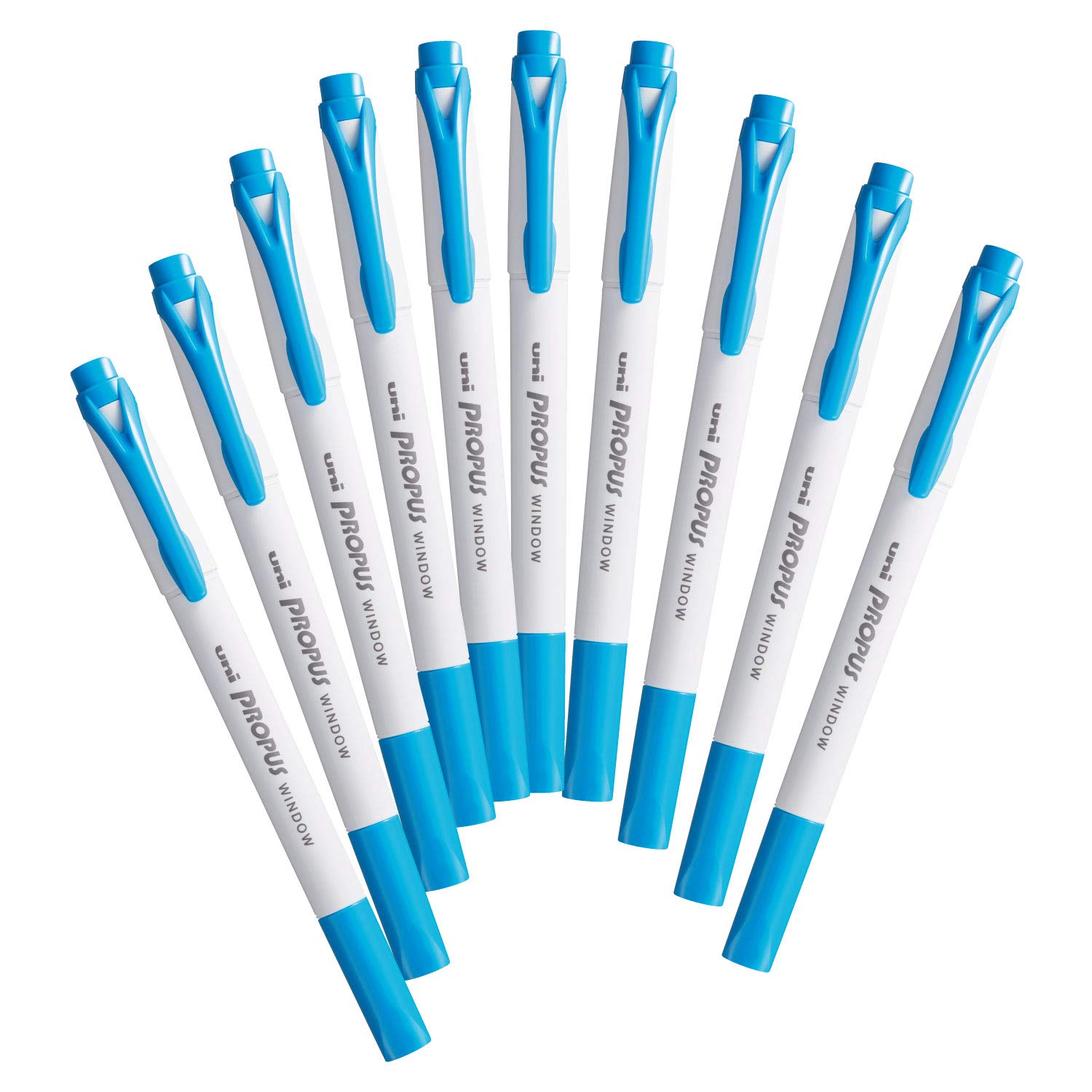 Mitsubishi Pencil ProPass Window Color 10 Box Markers, Blue, pens, PUS103T.33 синий