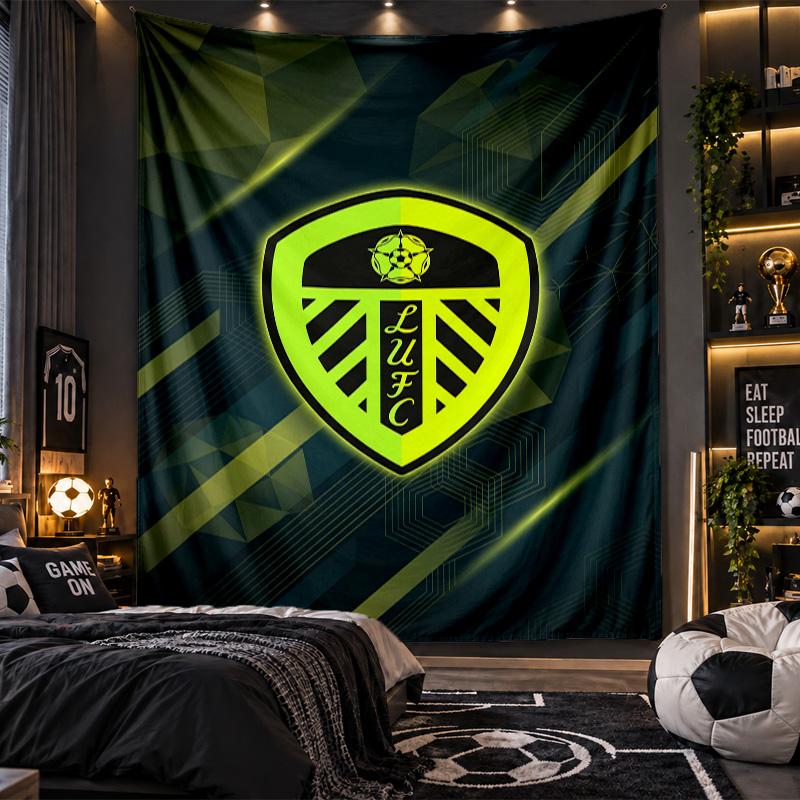 Wall Hanging Tapestry Leeds United Print Cloth for Living Room Bedroom Home Decor