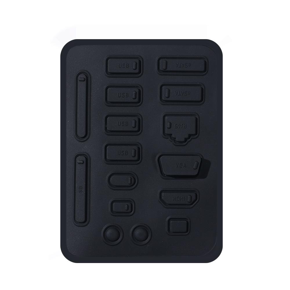 16 Stück Silikon Staubschutzstecker Datenanschluss USB Schutz Set Laptop Universal USB Staubstecker PC Computer Schnittstelle Wasserdichte Abdeckung