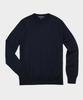 BROOKS BROTHERS Supima Cotton Crew Neck Sweater (Navy) (Bbwrmm7545Qfs)