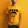 Fred Figglehorn Funny Red T Shirt Funny Cartoon Face Gift Idea Present Fancy Tee