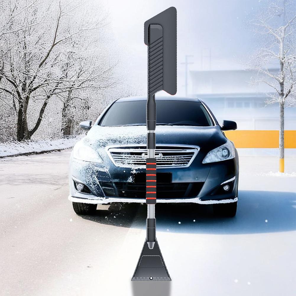 3 In 1 Extendable Ice Scraper Universal Car Snow Shovel Front Windshield Ice Scraping Defrost Broom for Car Vehicle Snowmobiles