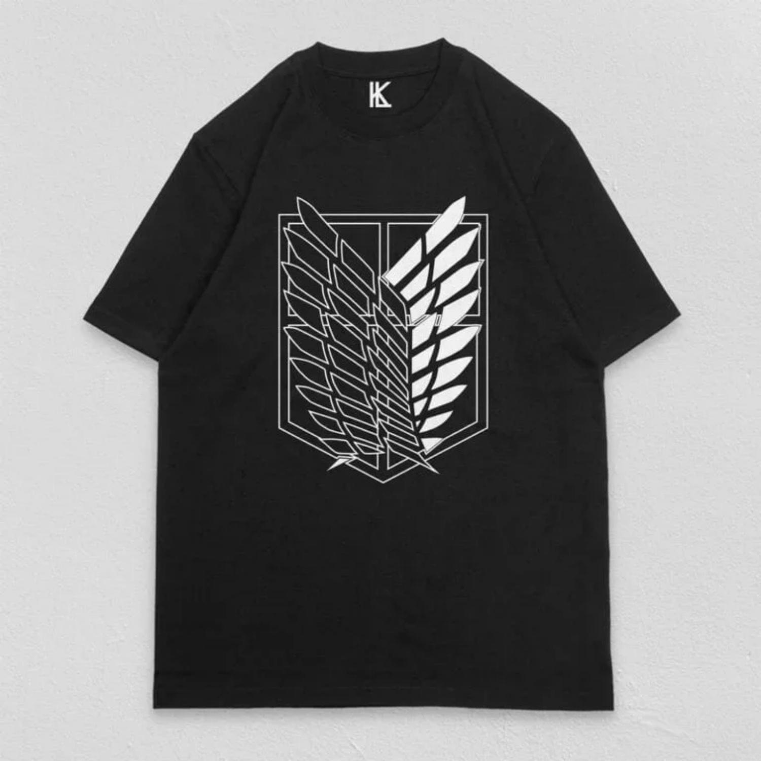 

Remera de Scouting Legion V5Vintage Special Unisex T-shirt Anime Shirt,Soft Tee All Size S чёрный