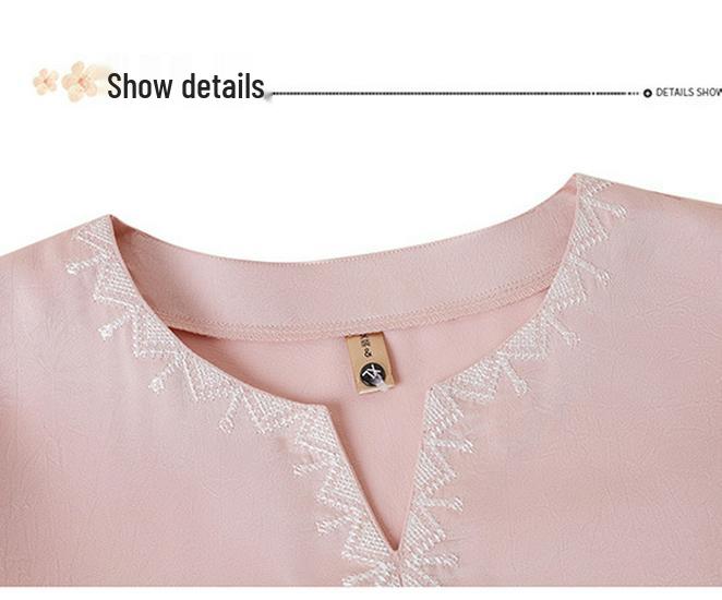 2026 Summer Stylish Slimming Elegant Versatile Seven-Sleeve Outerwear for Middle-Aged Women