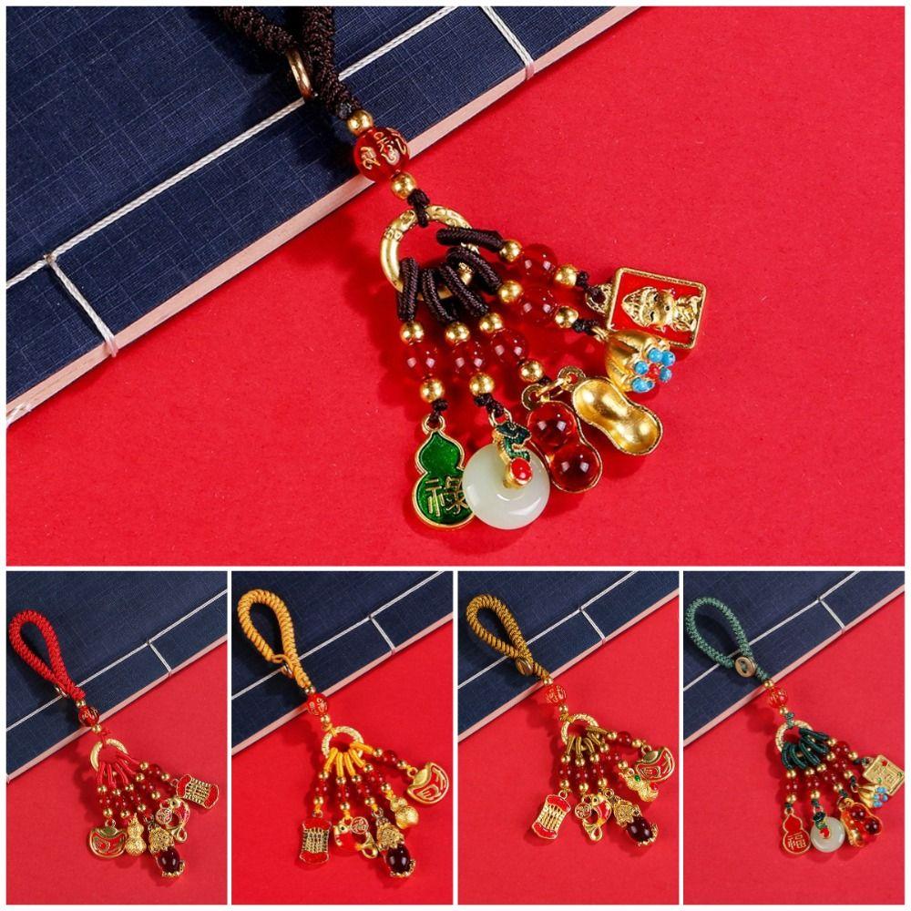 Metal Swallowing Beast Hanging Ornament Enamels Bag Pendant Charm Pendant  Mobile Phone