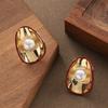 Fashion Exquisite Personality Irregular Drip Pearl Stud Earrings Light Luxury Elegant Atmosphere Commuter Earrings