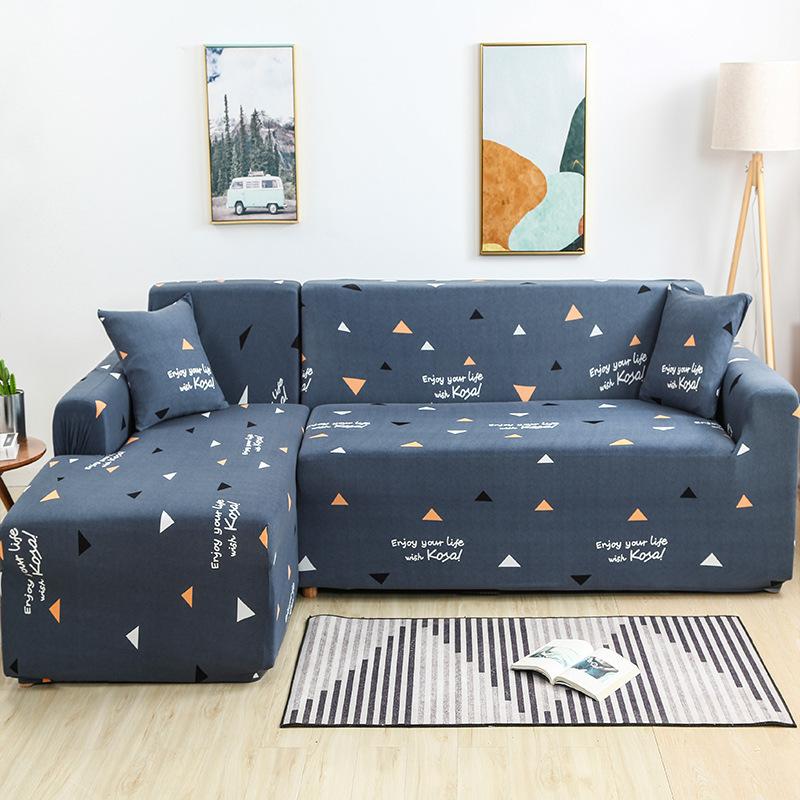 Elastic All-Inclusive Non-Slip Sofa Cover Sofa Slipcover Solid Color