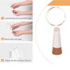 USB-Flaschenlichter Wiederaufladbar Kupferdraht Wasserdicht Lichterkette mit Feen-Korken für Party Halloween Weihnachtsdekorationen