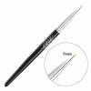 Black Color Nail Art Liner Brush Metal Handle Nail Drawing Pens  UV Gel Application