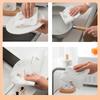 1pc Kitchen Cleaning Dish Cloth Lazy Rag Scouring Pad Oil-free Disposable Dish Towel Non-woven Fabric Cleaning Rags