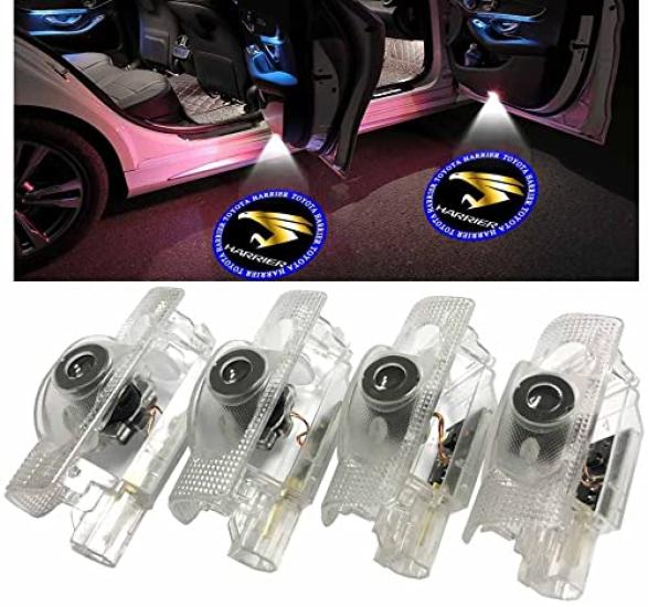 

Znylsq Courtesy Lamps for Toyota Tool Set of Door Welcome LED Logo Projection Ghost Courtesy Lights with Angle Compatible with Toyota Harrier 30