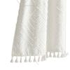 Waterproof Solid Color Cutout Shower Curtain for Bathroom