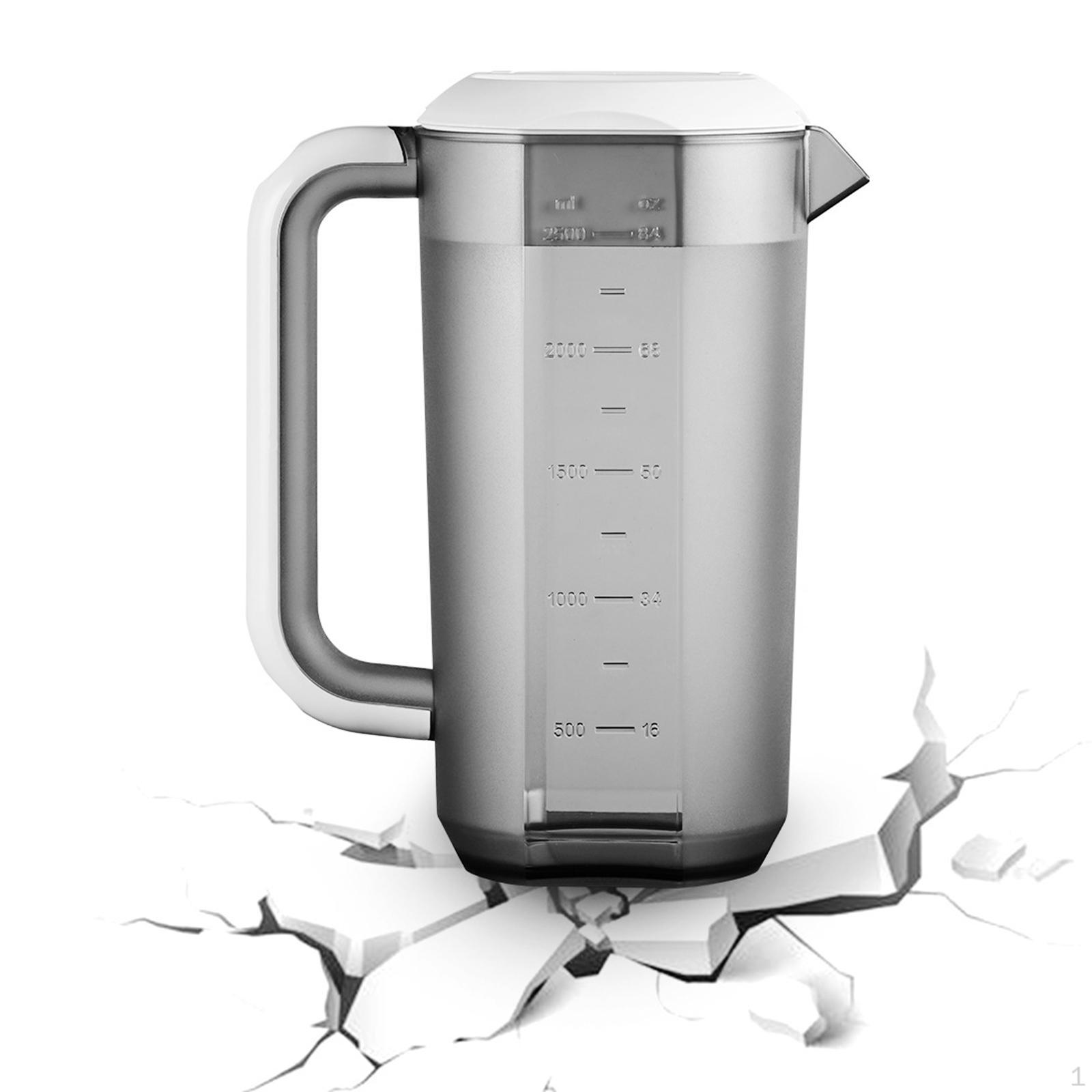 

Water Pitcher Beverage Carafe Multifunctional with Spout Iced Tea Drink Container for 2.5L