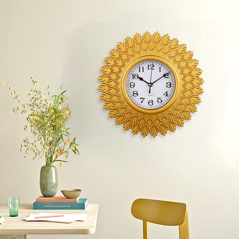 Creative Decorative Clock, Restaurant Silent Art Clock, New Living Room Light Luxury Wall Clock, Modern Minimalist Home