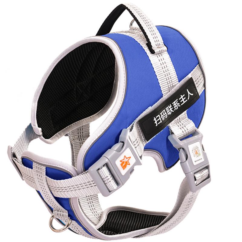 Adjustable Explosion-Proof Dog Leash and Harness for Walking