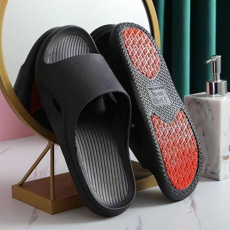 New Summer Non-Slip Durable Quiet Men's Bath Home Indoor Elderly Sandals Beach Slippers