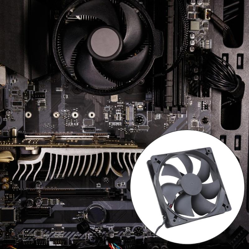 12cm USB Powered Double Cooling Fan 5V for Electronics and Pet Houses with Oil Bearing 1400RPM