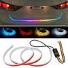 RGB Car Van Trunk Tail LED Light Brake Gear Turn Signal Flow Strip Lamp Decor Trailer Rear Lights Universal Car Accessories