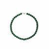 Glas Grüne Perlen Halskette 4 6 8 10mm Schlüsselbein Kette Neue Choker Halskette Damen