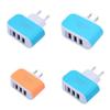 Versatile 3usb Candy Charger With Led Light For Apple Devices Travel-friendly