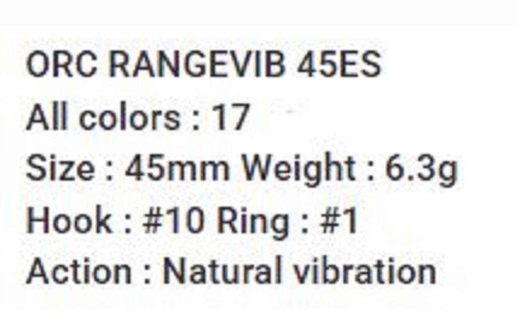 Bassday ORC Range Vibe 45 ES Extra potápivá vibrační nástraha HH-50 (7151)
