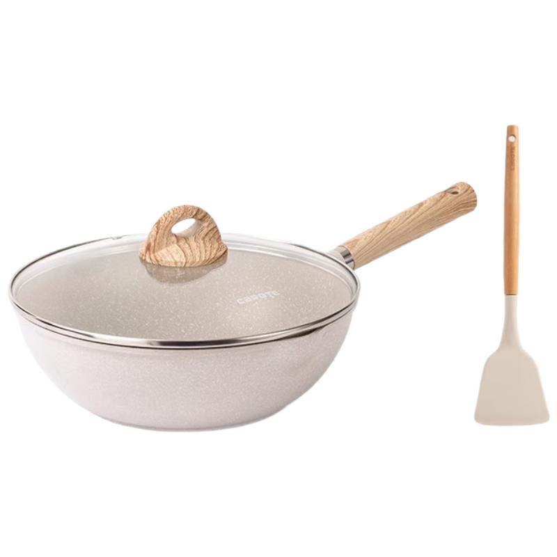 Kalote Maifan Stone Non-Stick Flat Bottom Wok