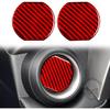 For Toyota RAV4 2013-2018 Accessories Window Switch Panel Red | Real Carbon Fiber, for Toyota RAV4 2013 2014 2015 2016 2017 2018, Interior Trim