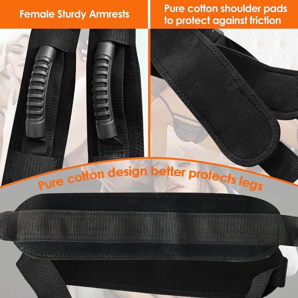 Bondage Kit Couples Bondage Restraints Set Sex Swing Adult Sex Toys for Couple SM Bondage Soft Nylon Swing Standing Sex