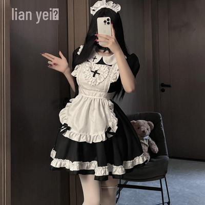 Xianyi Anime Japonés Chica Suave Maid Set de Cosplay - Uniforme Clásico de Juego de Rol
