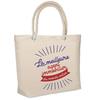 Beach Bag - PLANETEE - Insulated Real Estate Agent Best In the World - Natural Cotton - Large Capacity - Printed In France