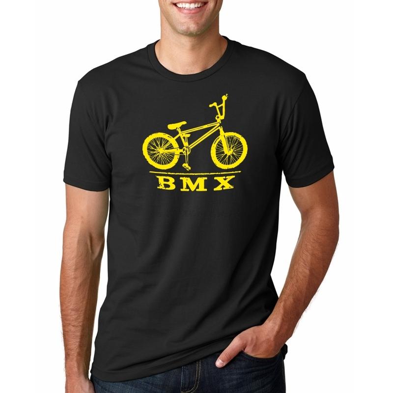 BMX Biker T-shirt Rad Skyway Mongoose Retro Bicycle Cool Mountain Blue High Quality Printed 100% Cotton European Size XS-5XL Tee S разноцветный
