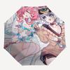 1 Stück Outdoor-Schirm mit niedlichen Anime-Charakteren - Automatisches Öffnen/Schließen, Tragbares 3-fach faltbares Design, 8-Speichen-Eisenrahmen - Perfektes Geschenk für Fans, Tr