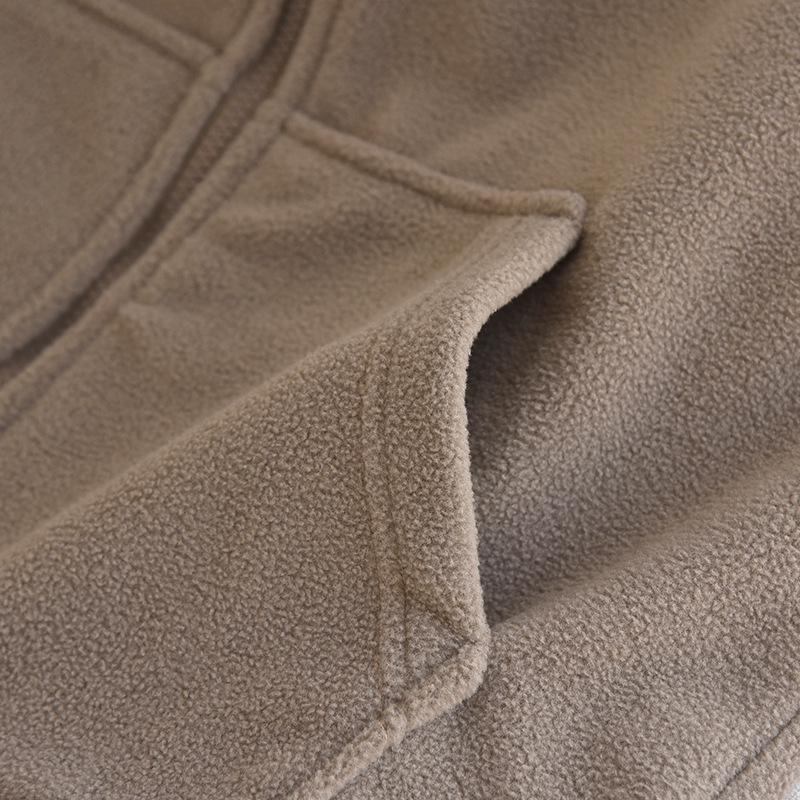 Couple's Fleece Pajamas: Warm Hooded Zip-Up for Men, Perfect for Fall and Winter Lounging or Outerwear.