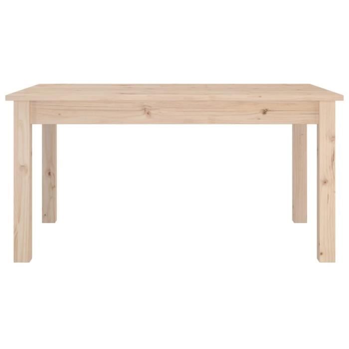 VidaXL Table basse 80x50x40 cm Bois massif de pin 814279